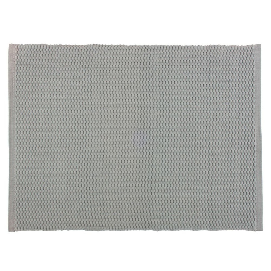 Napery * | Simon Gault Ribbed Grey Placemat Free Delivery