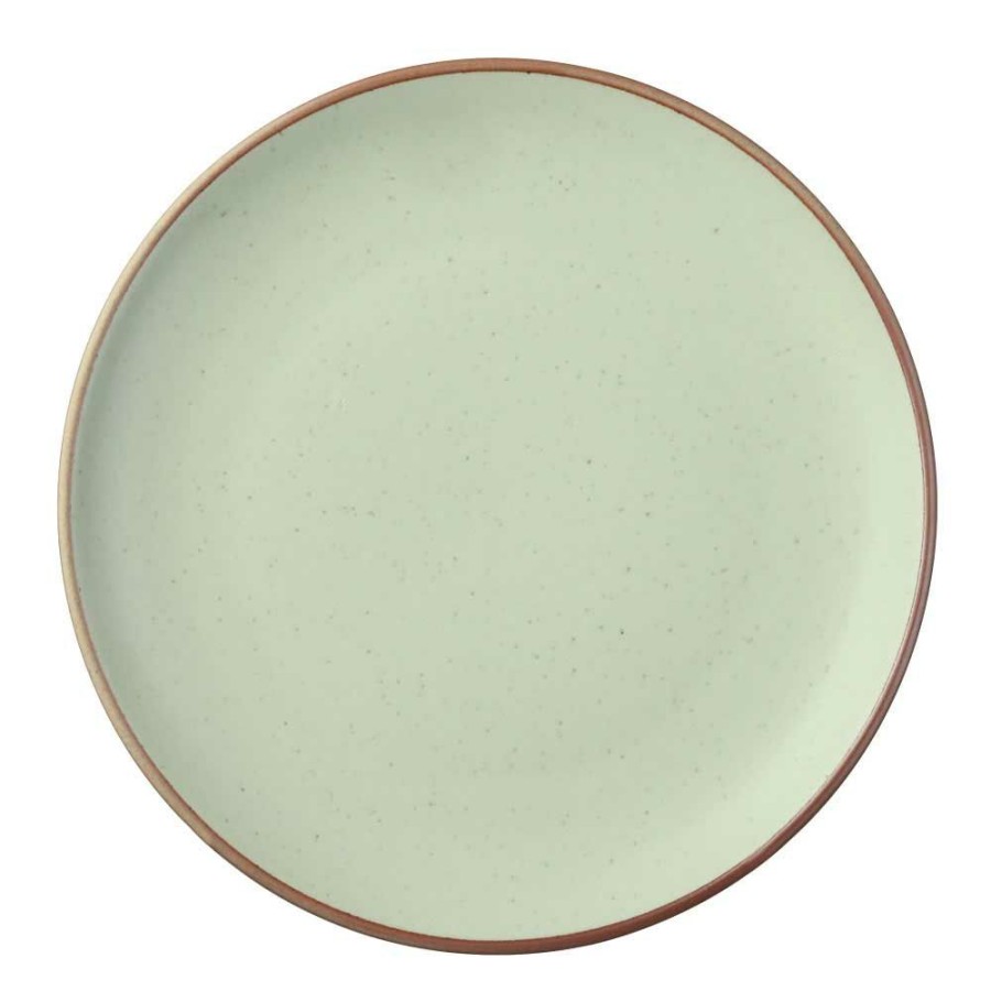 Dinnerware * | Simon Gault Metro Matte Avocado Speckle Luncheon Plate 23Cm Latest Fashion