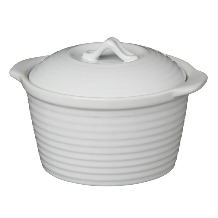 Bakeware * | Simon Gault Classic Ribbed Mini Round Casserole 12.5Cm Affordable Price