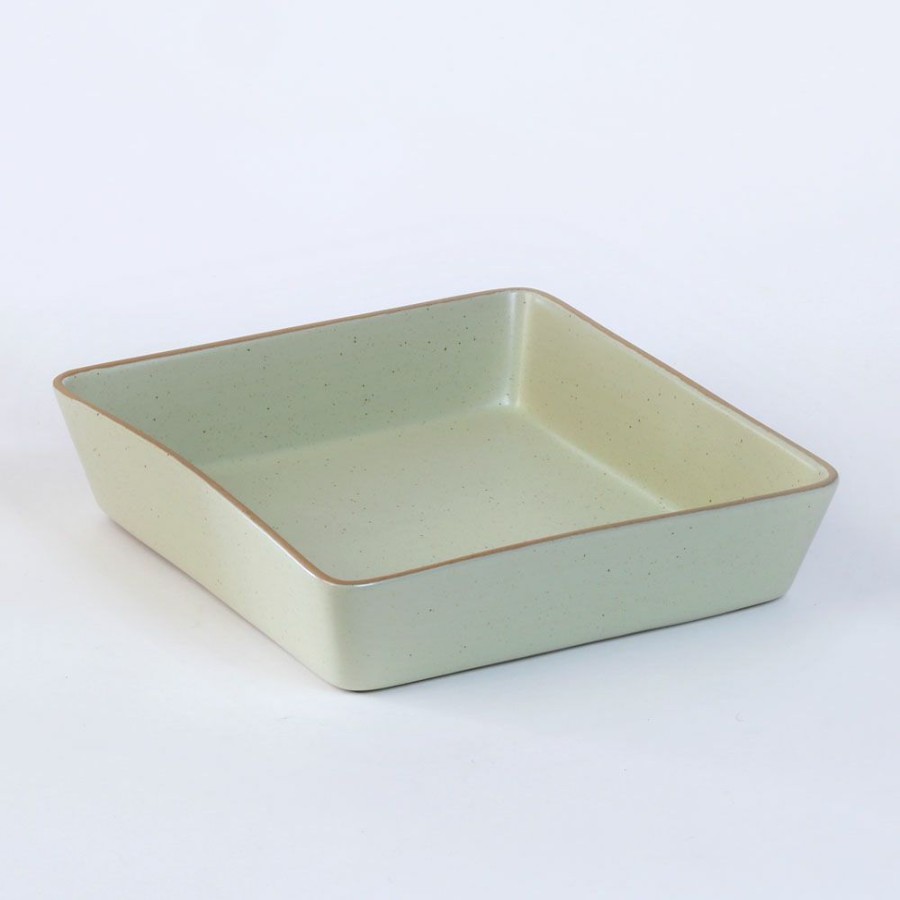 Bakeware * | Simon Gault Metro Matte Avocado Square Baker 22Cm Competitive Price