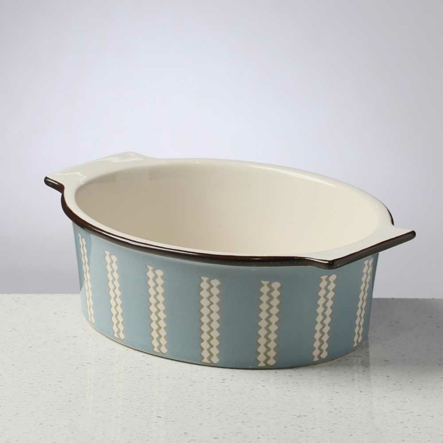 Bakeware * | Simon Gault Vintage Mix'N'Match Oval Baker 22.5Cm 1L Latest Fashion