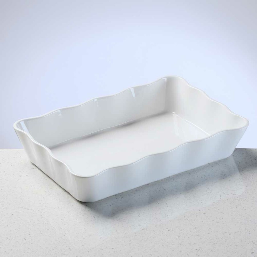 Bakeware * | Simon Gault Provence Fluted Rectangle Baker 29Cm Glamor Model