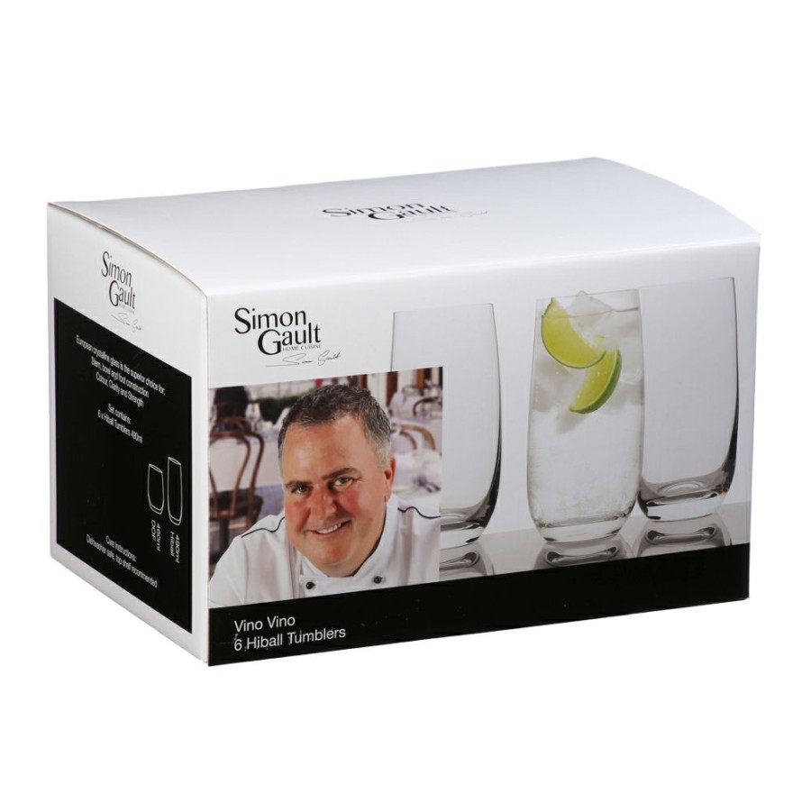 Dining And Entertaining * | Simon Gault Hiball Tumbler 490Ml Set Of 6 Exclusive Design