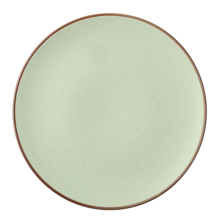 Dinnerware * | Simon Gault Metro Matte Avocado Speckle Dinner Plate 27Cm Clearance