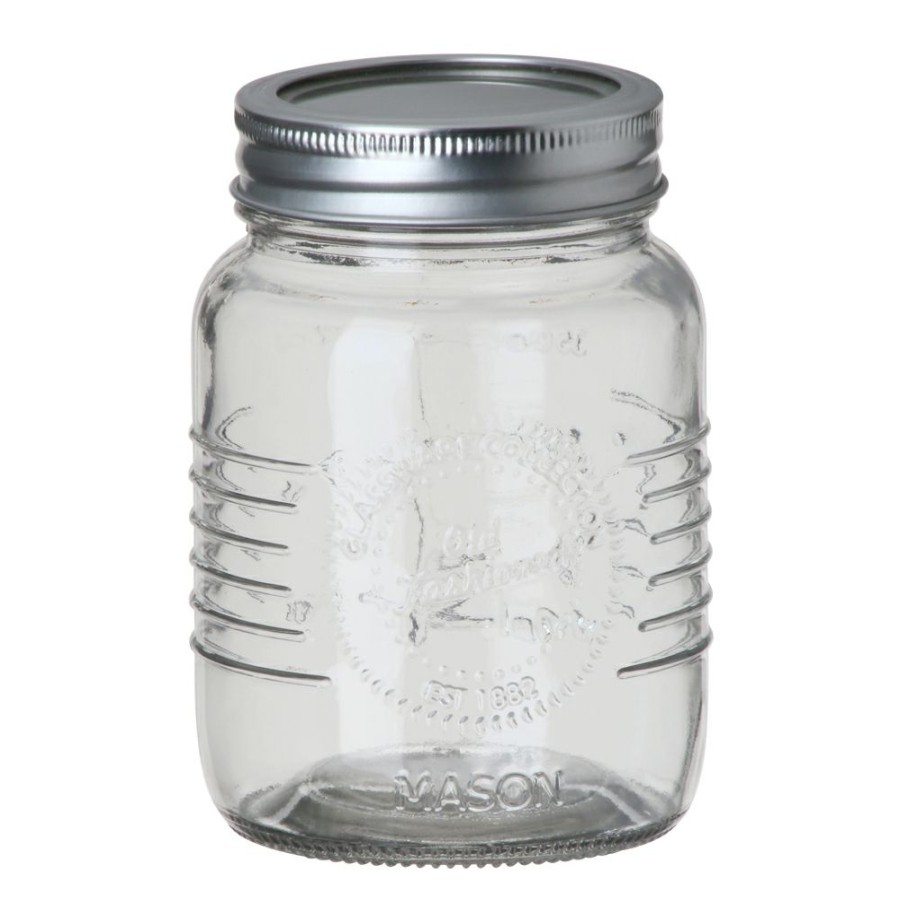 Kitchen * | Simon Gault Of Preserve Mason Jar 70Mm Lid 500Ml With Discount