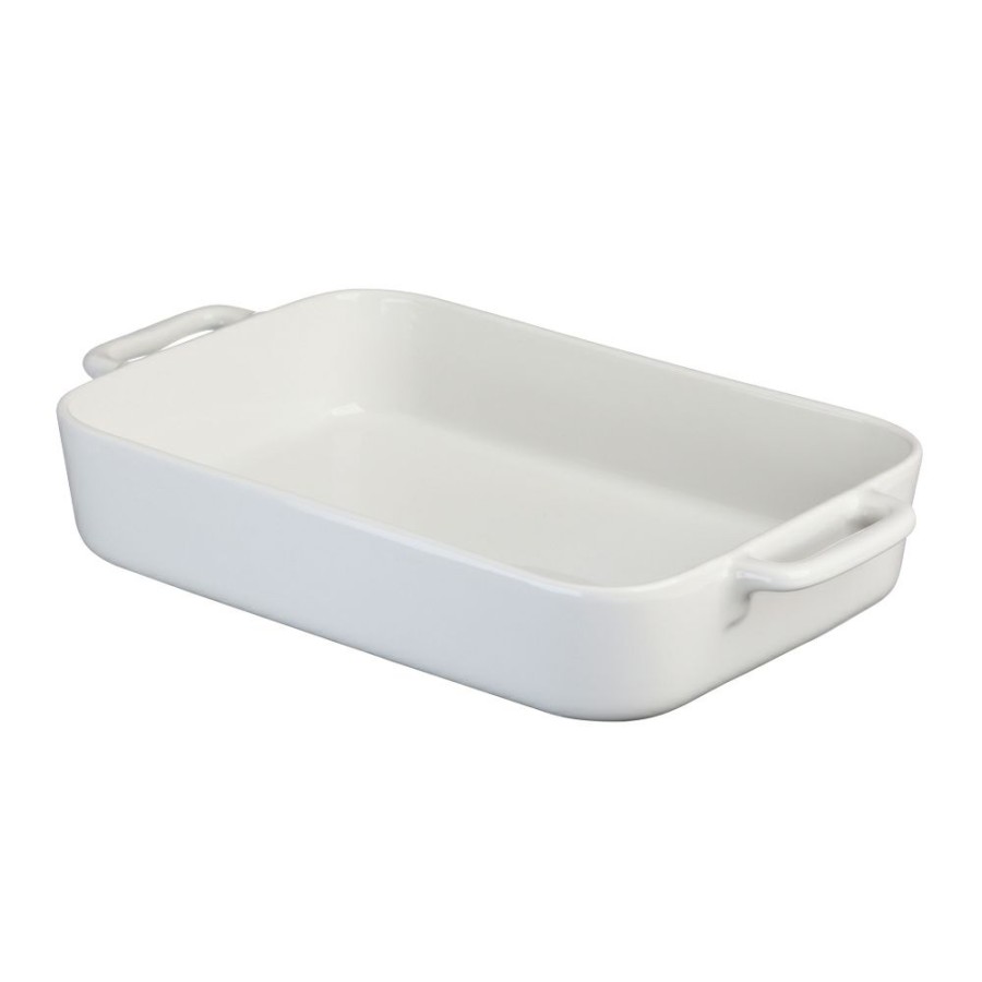 Bakeware * | Simon Gault Metro Rectangle Baker With Handles 38Cm The Latest Fashion