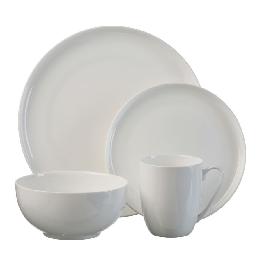 Dinnerware * | Simon Gault Metro Bone China Dinnerset 16 Piece Shoping Model