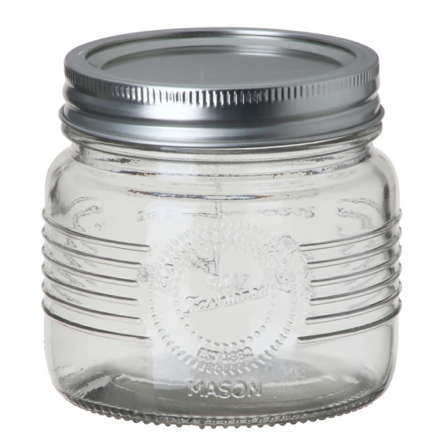 Kitchen * | Simon Gault Of Preserve Mason Jar 86Mm Lid Wide Mouth 500Ml Attractive Model