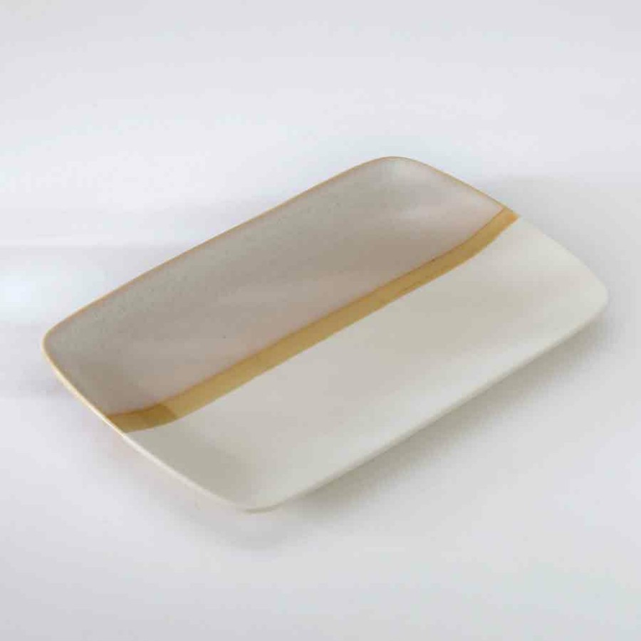 Dinnerware * | Simon Gault Macchiato Platter 28Cm Competitive Price