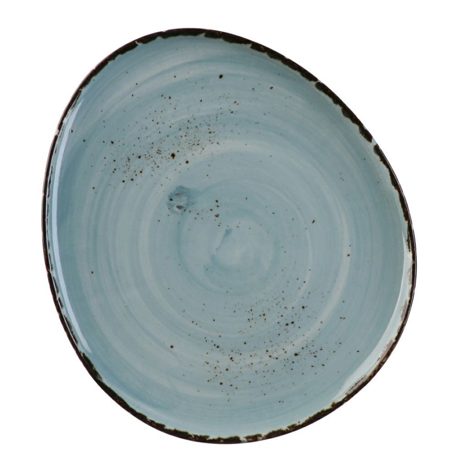 Dinnerware * | Simon Gault Cafe Series Blue Side Plate 22Cm Discount